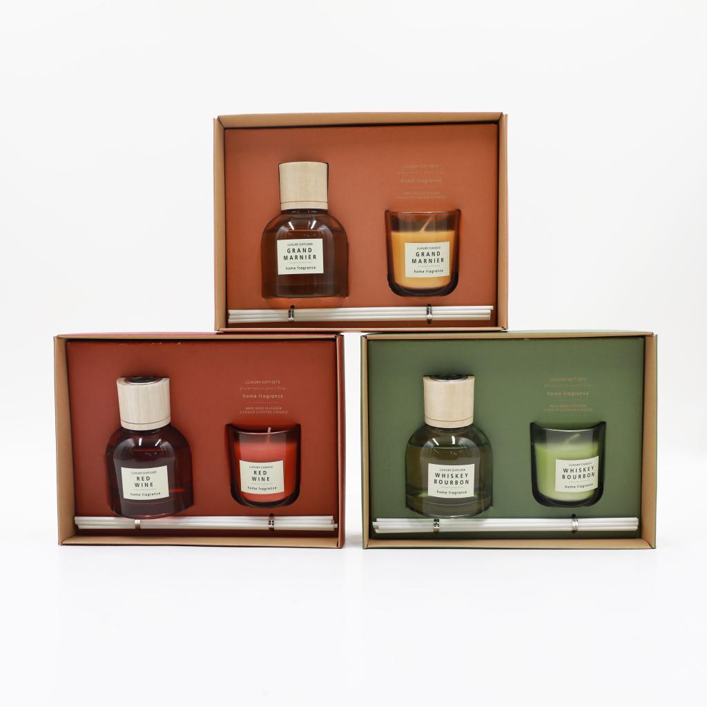SCENTED CANDLE DIFFUSER GIFT SET,Combinations & Gift Sets